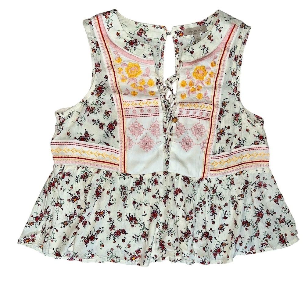 Wonderly Size Small Boho top